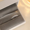 Shiny Silver Zircon Twisted Frosted Adjustable Ring for Women Girl Jewelry Accessories Colorfast - Image 4