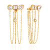 Yori Sparkling White Cubic Zirconia Tassel Earrings Daily Stainless Steel Versatile Pvd Jewelry - Image 7