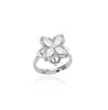 Spinner Zircon Heart Four Leaf Clover Rings For Women Stainless Steel Fidget Ring Jewelry Christmas Gift - Image 9