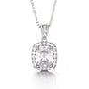 Geometric Cubic Zirconia Pendant Necklace for Women Temperament Female Wedding Neck Accessory Party Jewelry - Image 28