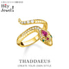 Tropical Mystic Snake Ring,Europe Style Good Myth Jungle Jewerly For Women Bohemia Gift - Image 11