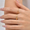 Simple Stainless Steel 1mm/3mm Thin Ring Gold Color Stackable Finger Rings Minimalist Jewelry for Women - Image 2