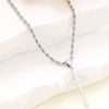 Stainless Steel Simple Gold Men's and Women's Jewelry Necklace Pendant, Suitable for Men's and Women's Daily Wearing Ne - Image 4