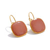 Joyful Candy Multicolor Enamel Square Hoop Earrings Golden Plated Stainless Steel Spring Summer Jewelry - Image 10