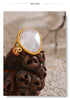 Candy Multi-Color White Pink Blue Yellow Resin Adjustable Ring Gold Color Stainless Steel Summer Jewelry Gift - Image 24