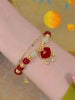 Year Lucky pingan Beaded Bracelet For Women Elegant Red Beads Fu Letter Charm Bracelet Chinese Jewelry Festive Gifts Girl - Image 5