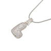 Silver Color Bubble Initial Letters Necklaces 26 Letters Pendants Necklaces for Women Brass CZ Jewelry - Image 5