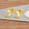 Heart Shape Hollow Design Charm Earrings For Women Pave Shiny Crystal Zircon Ear Jewelry Gifts - Image 6