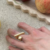 Silver Open Finger Ring Golden Clear CZ Square Droplet Geometric Punk For Women Jewelry Gift - Image 30