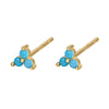 Silver Rainbow Tassel Four Petal Flower Drop Stud Earrings for Women Sweet Girl Ear Bone Jewelry Accessories - Image 23