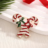 Christmas Jewelry Sweet Alloy Enamel Rhinestone Christmas Bells Brooch Pin For Women Clothing Accessories - Image 9