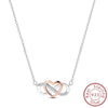 Necklace Silver Butterfly Love Heart Bear Classic Simple Adjustable Necklace For Women Girl Jewelry Gifts - Image 13