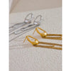 Stainless Steel Metal Tassel Chain Long Hanging Drop Earrings for Women Girl's Daily Wear Jewelry Recommend - Image 4