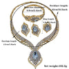 Liffly Dubai Jewelry Sets for Women Gold Color Zircon Necklace Earrings Bracelet Ring Wedding Bridal Party Accessories - Image 6