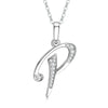 26 English Letter Zircon Pendant Necklace Temperament Personality Necklaces Jewelry Gift - Image 7