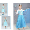 Girl Elsa Cosplay Accessories Kids Princess Snow Queen Dress Up Jewelry Wand Crown Necklace Earclips Photography Role Play Props - Image 3