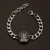Medieval Norse Viking Rune Wolf Bracelet Man Stainless Steel Valknut Witch Knot Compass Bracelet for Men Scandinavian Jewelry - Image 15