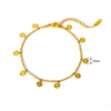 Summer Gold Color Anklets For Women Stainless Steel Firga Chain Feet Jewelry Layered Link Chain Accessory - Image 3