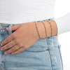 Triple-Tone Beaded Bracelet with Adjustable Fit - Image 3