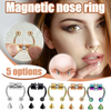 Magnetic Horseshoe Nose Rings, 316L Stainless Steel, Faux Septum Rings, Fake Piercing, Clip on, Hoop Rings, Gift for Women, Girl - Image 2