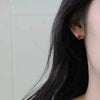 Open Heart Hoop Earrings in Gold Tone or Silver Tone - Image 48