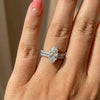Silver Classic Marquise Zircon Ring For Women Engagement Wedding Jewelry Sales - Image 5