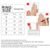 Silver Cube Zirconia Snake Ring Women Open Adjustable CZ Finger Ring Party Jewelry Necklace Clover Charm Love - Image 5