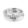5MM Single Ring Diamond Set Double Ring for Women Stainless Steel Jewelry Travel Wedding Gifts - Image 8
