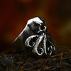 Titanium Steel Gothic Deep Sea Monster octopus Kraken Ring Domineering men's party Jewelry BR8-759 - Image 2