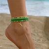 Colorful Starfish Pendant Rice Beads Beaded Anklet for Women Summer Multi-layer Bracelet Anklet Bohemian Leg Jewelry - Image 5
