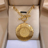 Greatera Retro Round Plate Rooster Carved OT Buckle Necklaces For Women Men Charm Stainless Steel Jewelry Gifts - Image 4