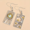 Jewelry Design Sense Moon Stars Sun Earrings Tarot Women's Alloy Jewelry - Image 2