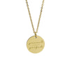Stainless Steel Disc Pendant Necklace with 45 cm Chain and 5 cm Extension - Image 7