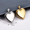 Stainless Steel Love Heart Photo Locket Pendant for Women Men Openable Picture Box Frame Charms Chain Necklace Metal Jewelry - Image 7