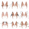 1pair Cute Latex Elf Ears with Earring Non-pierced False Ears Cross Women Earrings Ear Cuff Jewelry Role Play - Image 5