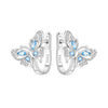 Silver Butterfly Fluttering Insect Earrings Jewelry Drop Earrings Jewelry Party Anniversary Gifts - Image 43