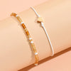 Boho Anklet Foot Colorful Beads Chain Summer Bracelet Heart Pendant Charm Anklet Sandals Barefoot Beach Foot Bridal Jewelry - Image 5