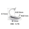 1pair Stainless Steel Personalised Sharp Teeth Fake Piercing Lip Ring Punk Exaggerated Jewelry for Women Gothic Body Jewelry - Image 9