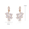 Gold Plated Zircon Hoop Earrings for Women Jewelry XP - Image 9