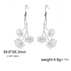 Women Dandelion Drop Earrings Gold Color Stainless Steel Plant Earrings Bohemian Wedding Jewelry Gift - Image 7