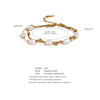 Pearls Double Layer Chain Stainless Steel Charm Bracelet Bangle Women Stylish Summer Jewelry - Image 5