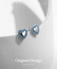 MODIAN 925 Sterling Silver Small Hearts Vintage Turquoise Stud Earrings Classic Stackable Fine Jewelry For Women Gifts