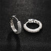 Silver CZ Hoop Earrings for Women Timeless Style Simple Ear Accessories for Teens Minimalist Gift Classic Jewelry - Image 5