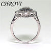 Style Silver ，Sapphire Ring ， Bridal Party Ring - Image 3