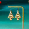 Shiny Zircon Christmas Tree Earrings for Women Xmas Colorful Bulb Tree Bell Drop Earrings Year Party Jewelry Gifts - Image 5