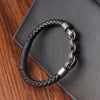 Leather Bracelet Infinity Shape Special Pattern Men's Bracelet for Men Stainless Steel Jewelry Accessories Gift - Image 4