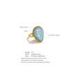 Candy Multi-Color White Pink Blue Yellow Resin Adjustable Ring Gold Color Stainless Steel Summer Jewelry Gift - Image 15