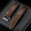 Vintage Leather Strap 18mm 20mm 22mm Universal Men Women Cowhide WatchBand Breathable Bracelet Sport Wristbelt Accessory - Image 1