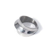 Stainless Steel Geometric Cool Concave Convex Ring Women's Personalized Jewelry Gift - Image 7