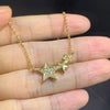 Three Stars Choker Necklaces for Women Kpop Dainty Gold Color Chain on The Neck Zircon Pendant Female Jewelry - Image 2